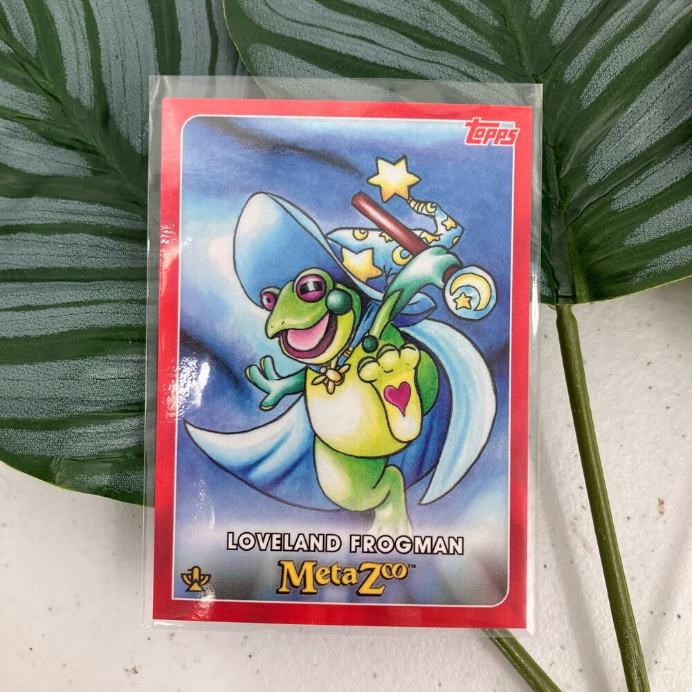 Topps MetaZoo Cryptid Nation Series 0 Gold Loveland Frogman 38 Trading Game Card
